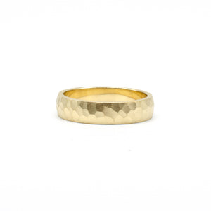 5mm Yellow Hammered Band