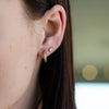 1.7 Rose Gold Pebble Studs