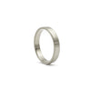 White Thin Flat Band