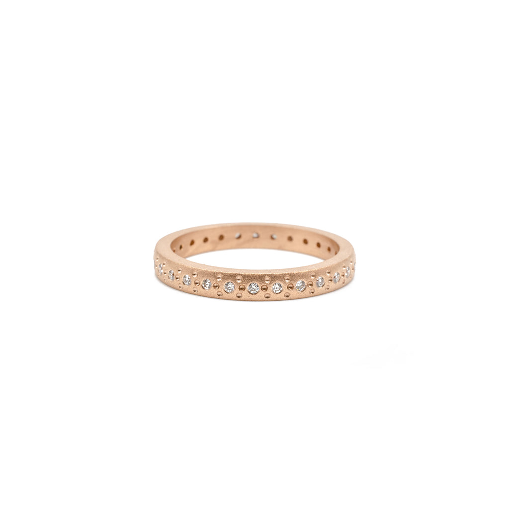 Rose Gold Medium Pattern Band