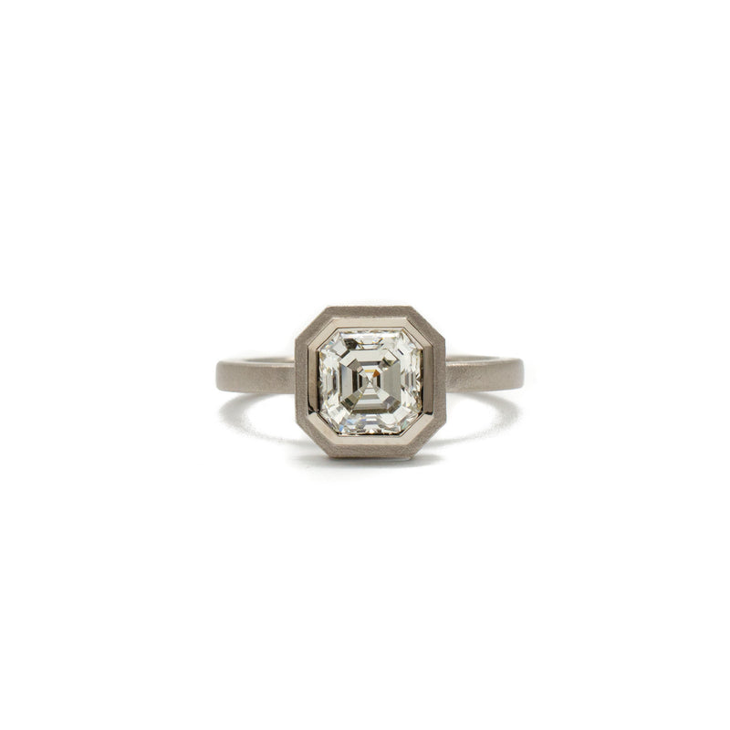 Double Bezel Ring (Asscher)