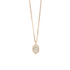1.74ct Shield F Bezel Pendant