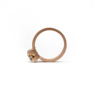 Cognac Flat Shank Ring