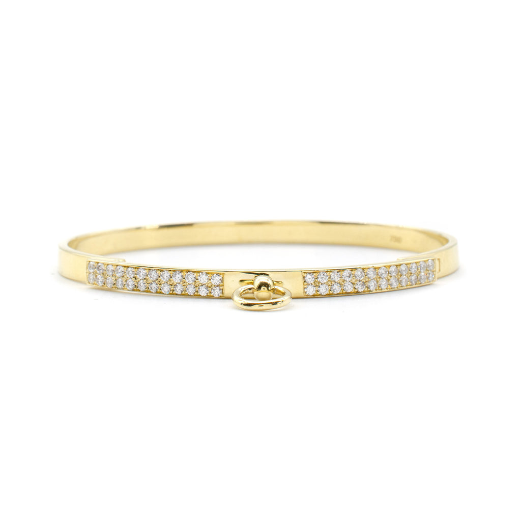 Pave' Knocker Bangle