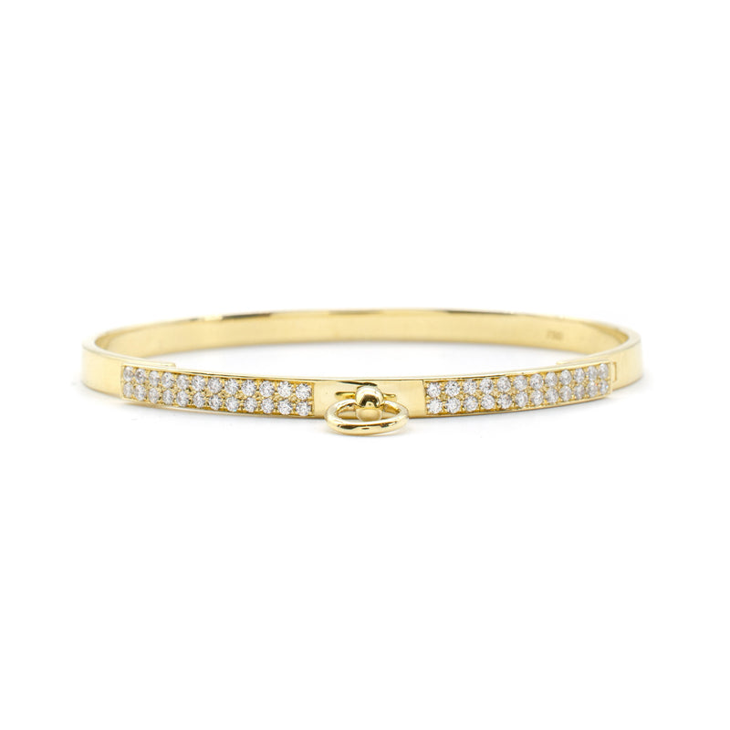 Pave' Knocker Bangle