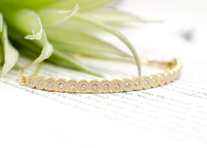 Flat Disc Bracelet