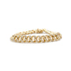 8mm Pave' Rounded Curb Bracelet