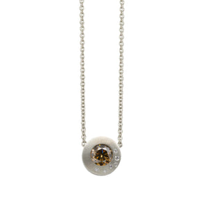 Cognac Diamond Submarine Necklace