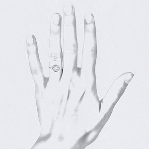 105R Hand Milgrained Ring
