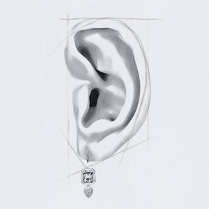 Engraved Duo Dangles (Spinel)