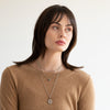 1.81ct Sapphire Milgrain Necklace