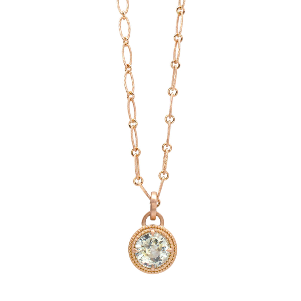 4ct Sapphire Suzanne Pendant