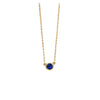 3mm Sapphire Everyday Necklace in Yellow