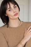 25mm Paperclip Necklace with Pave Diamond Clasp