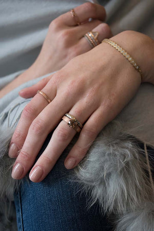 Flat Disc Bracelet